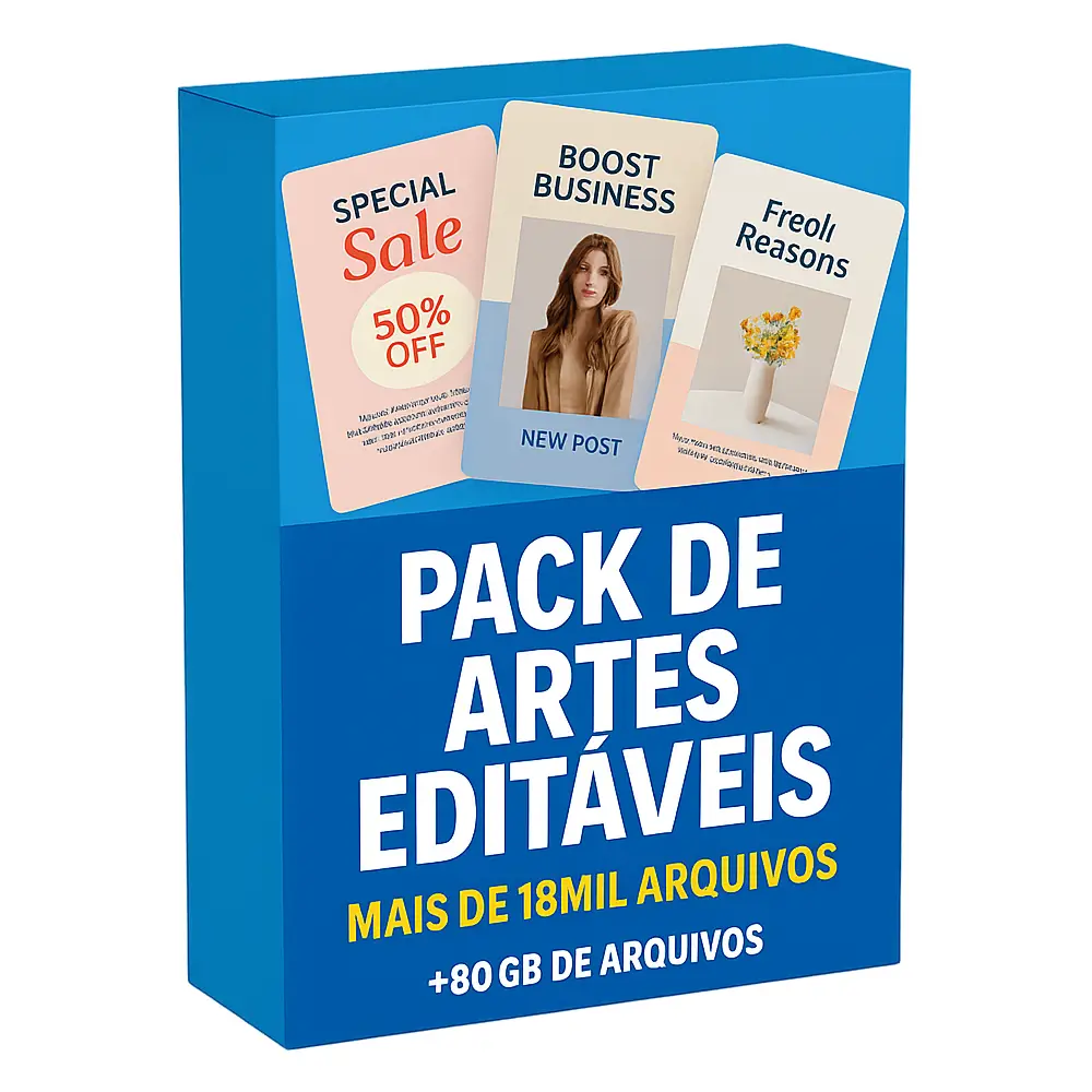 Pack Canva com As Melhores Artes Editáveis